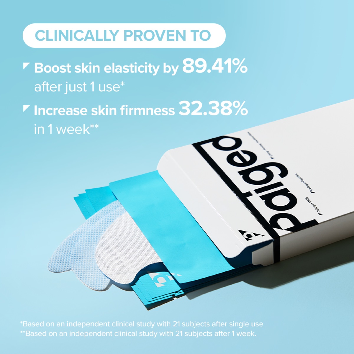 Clinically proven collagen mask
