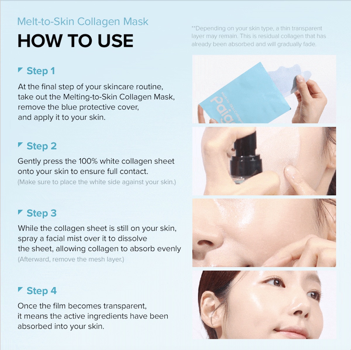 How to use in 4 steps